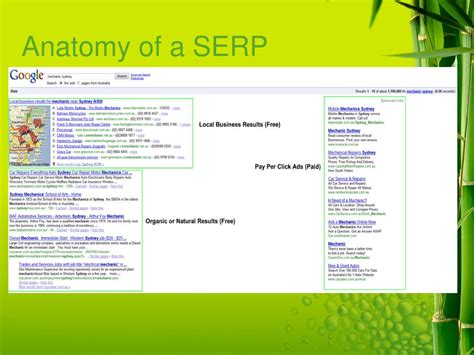anatomy of the serp|The Anatomy of a Search.